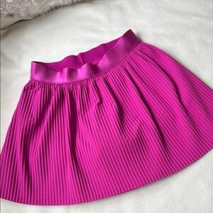 Girls athletic pleated skirt with built in shorts